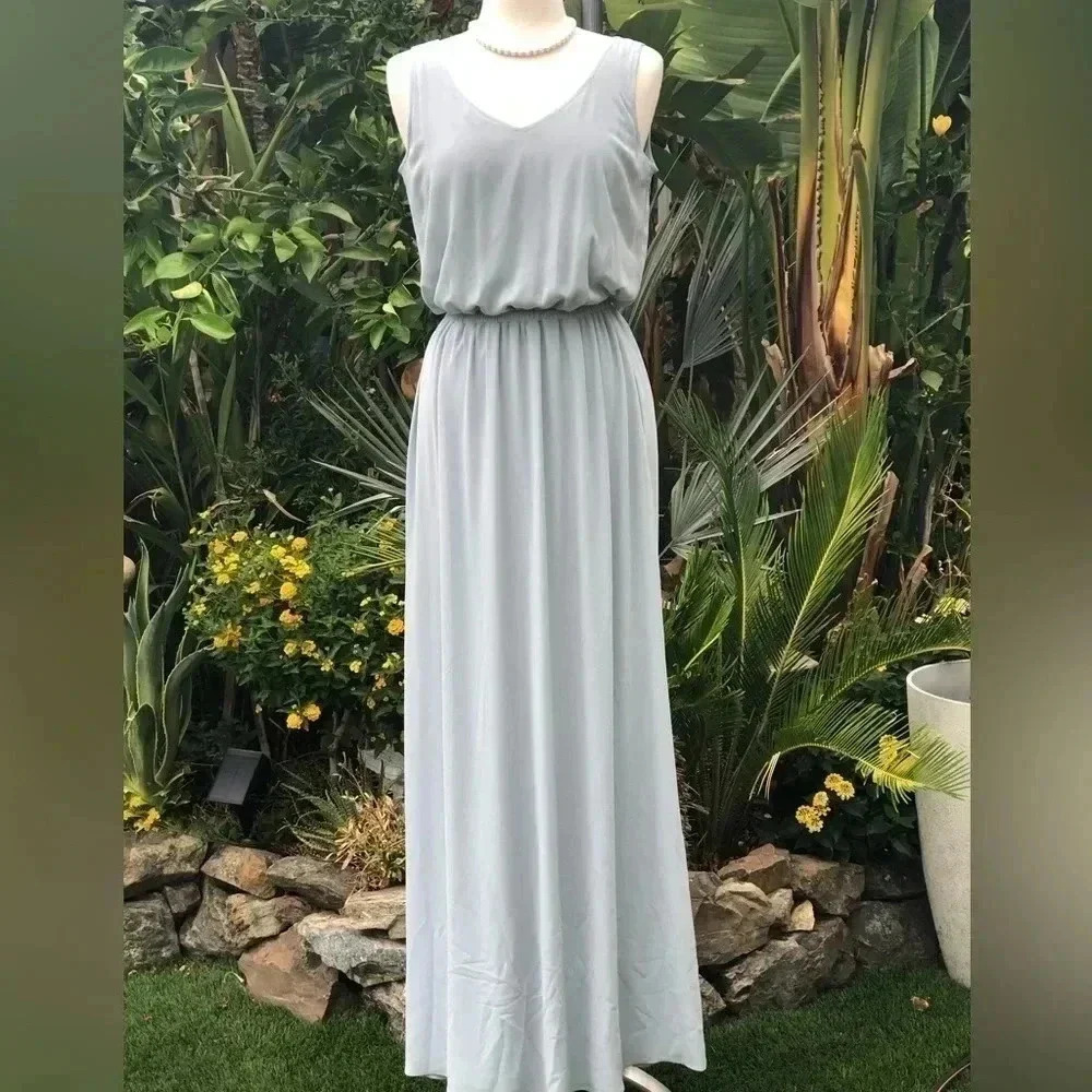 Show Me Your MUMU Blue Maxi Dress. Size: XL